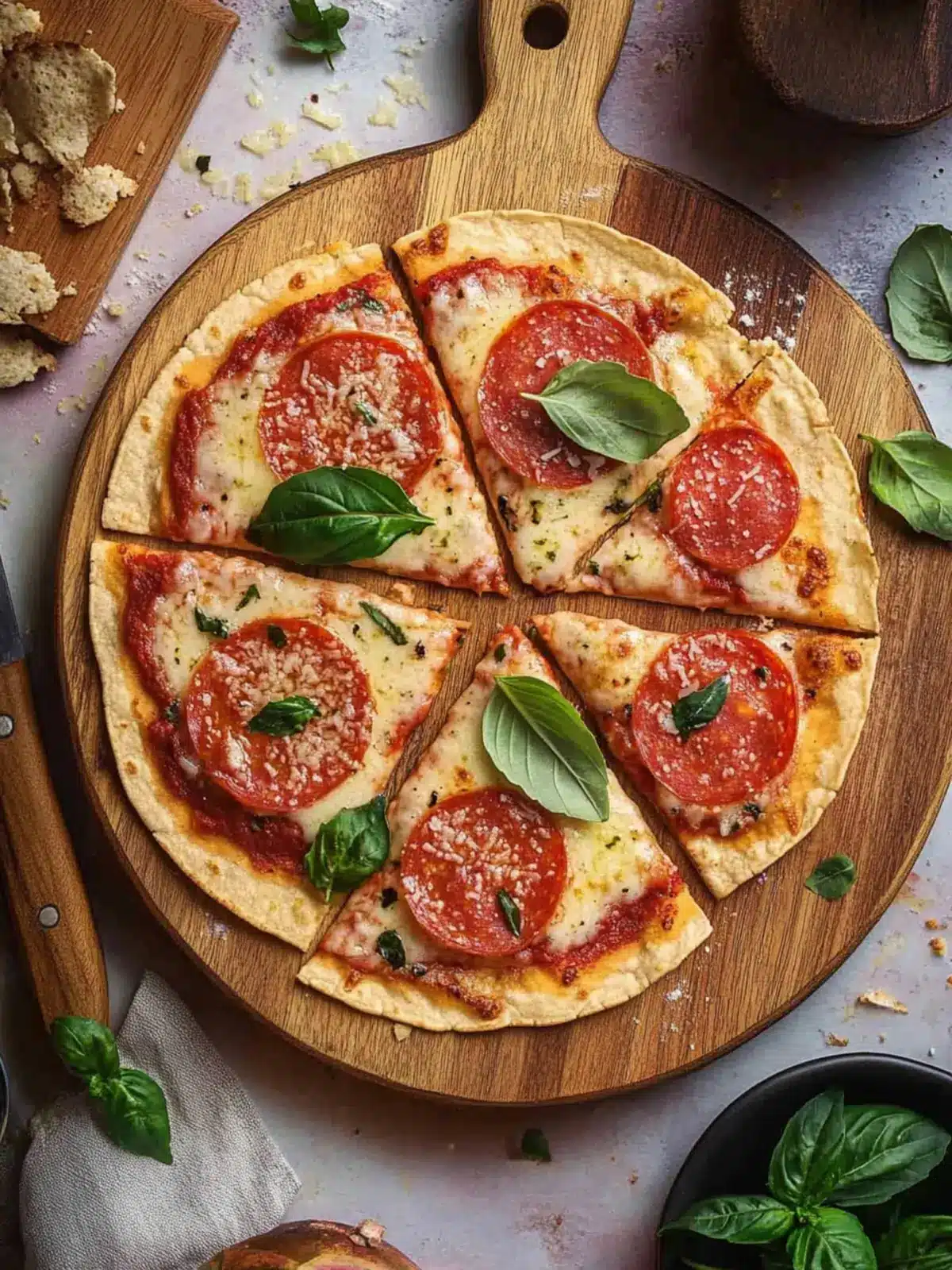 Tortilla Pizza Recipe: Quick Customizable Delights at Home 5 Tortilla Pizza Recipe