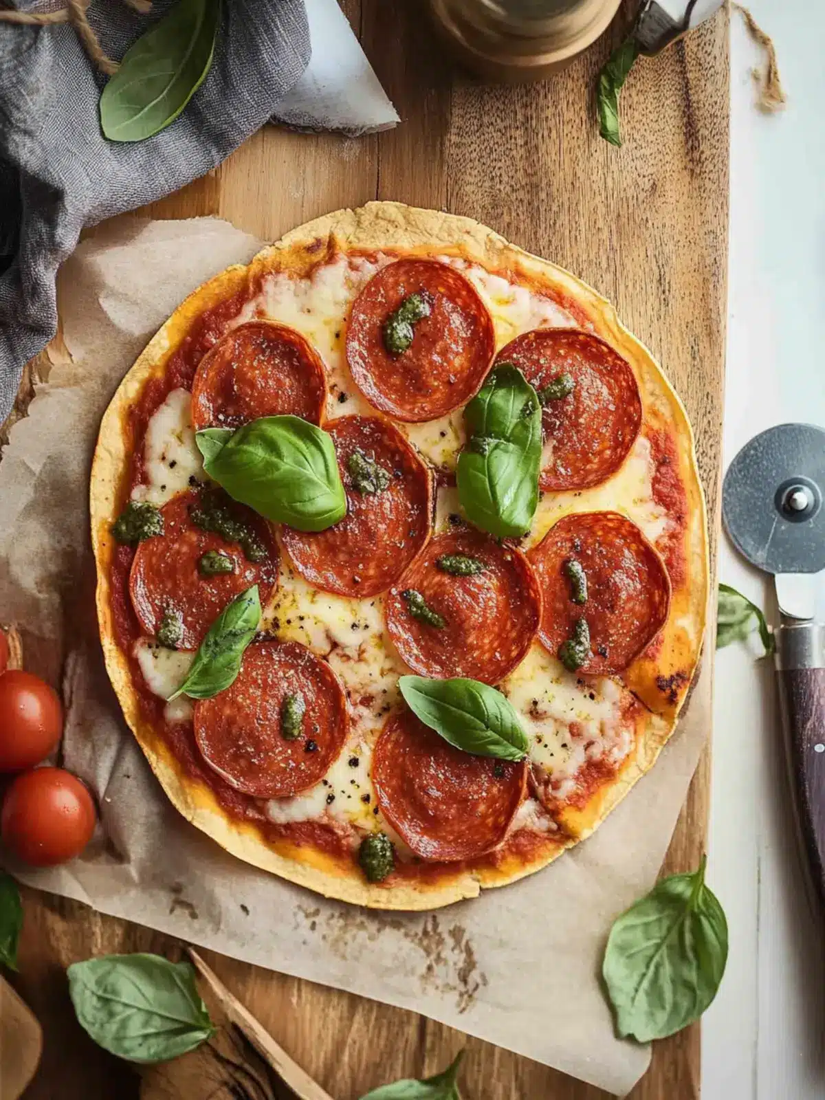 Tortilla Pizza Recipe: Quick, Customizable Treat Under 30 Minutes 4 Tortilla Pizza Recipe