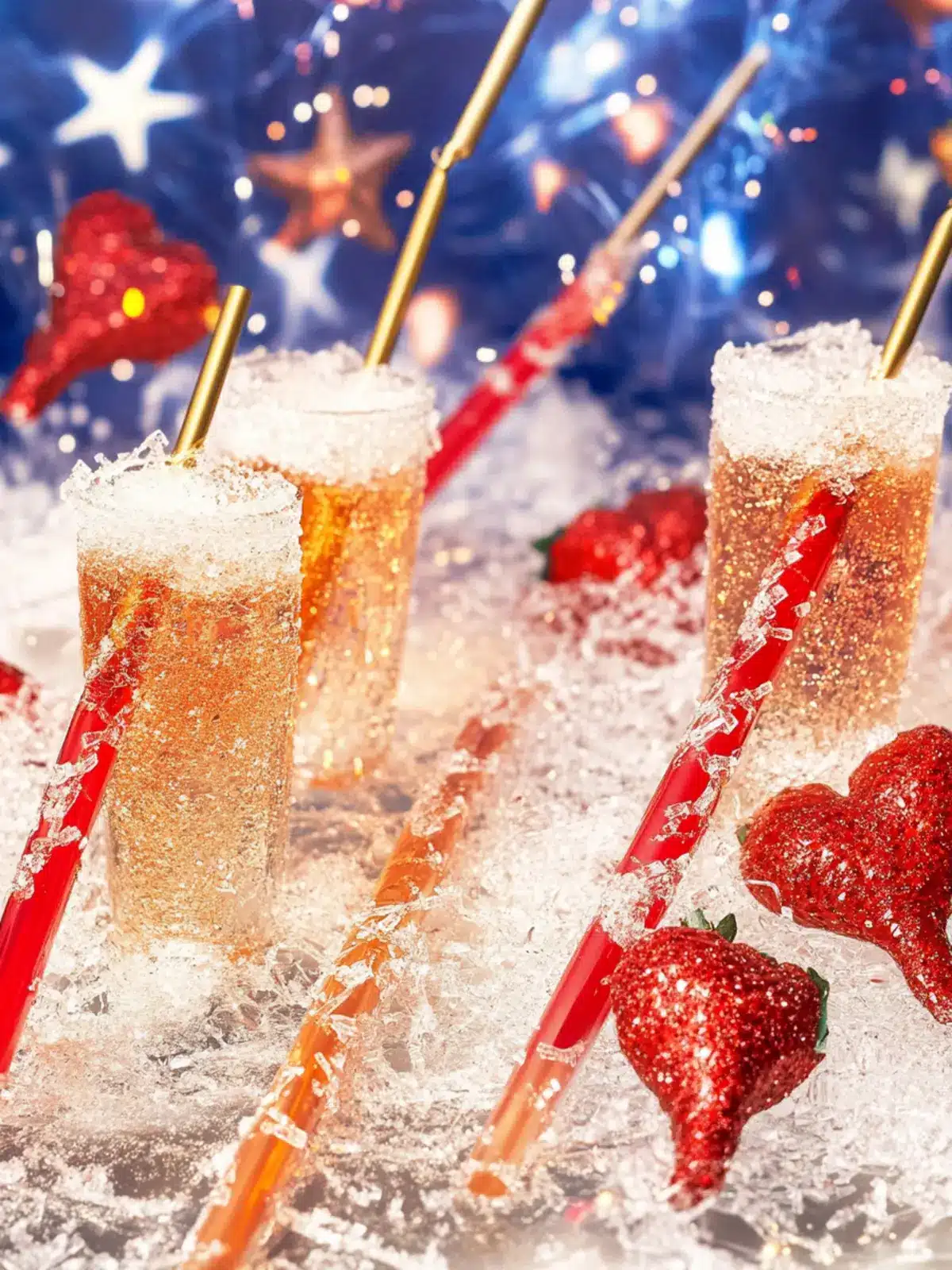 Celebrate with Spun Sugar Sparklers for a Festive July 4th! 4 Spun Sugar Sparklers (July 4th Recipe)
