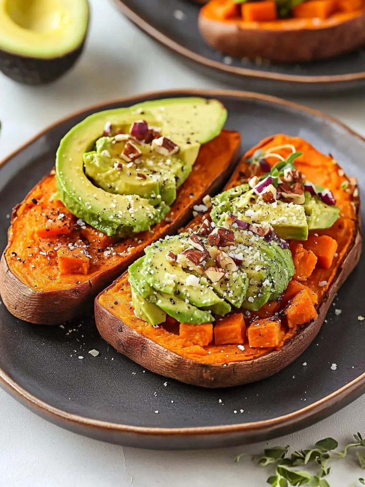 Healthy Sweet Potato Avocado Toast Recipe with Zesty Lemon Drizzle 4 Healthy Sweet Potato Avocado Toast Recipe