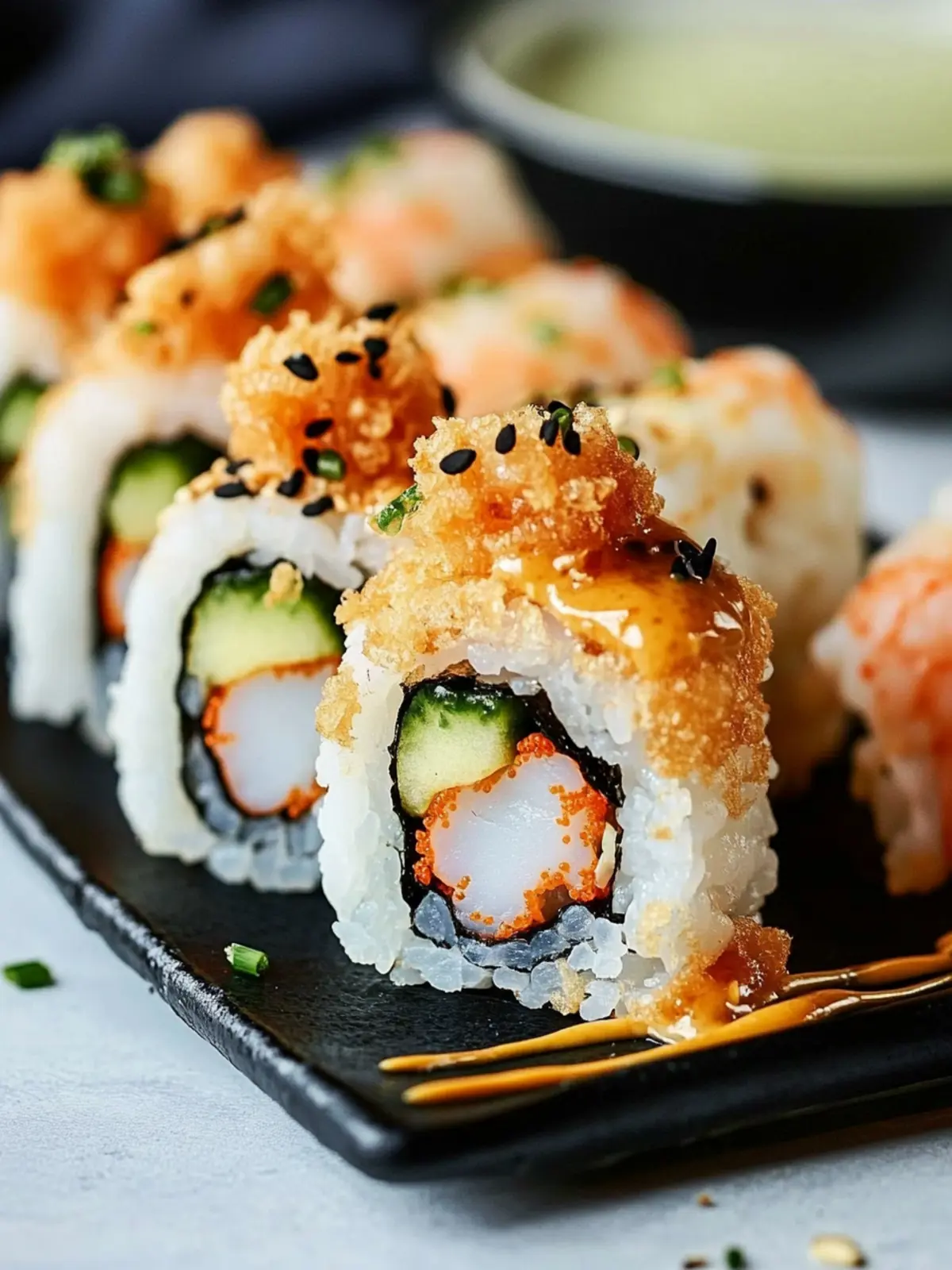 Crispy Shrimp Tempura Roll: Sushi Night Made Easy at Home 4 Shrimp Tempura Roll