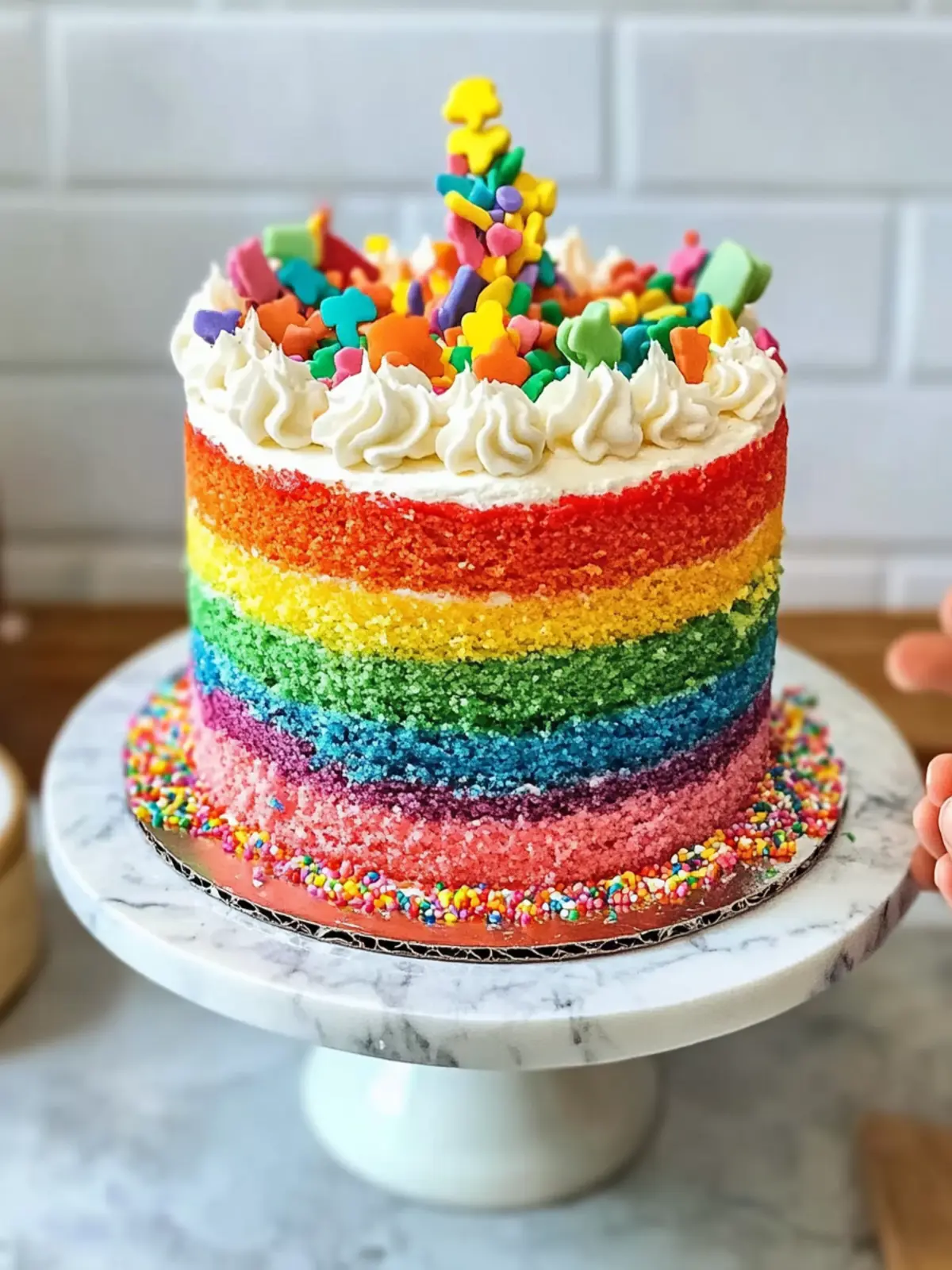 Delightful Rainbow Smash Cake Recipe for Your Baby's 1st Birthday 5 Rainbow Smash Cake Recipe