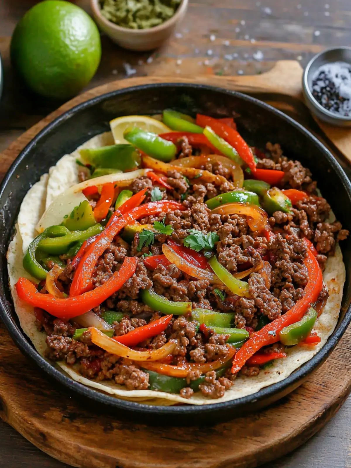 Quick Ground Beef Fajitas in 15 Minutes for Flavor Lovers 4 Ground Beef Fajita