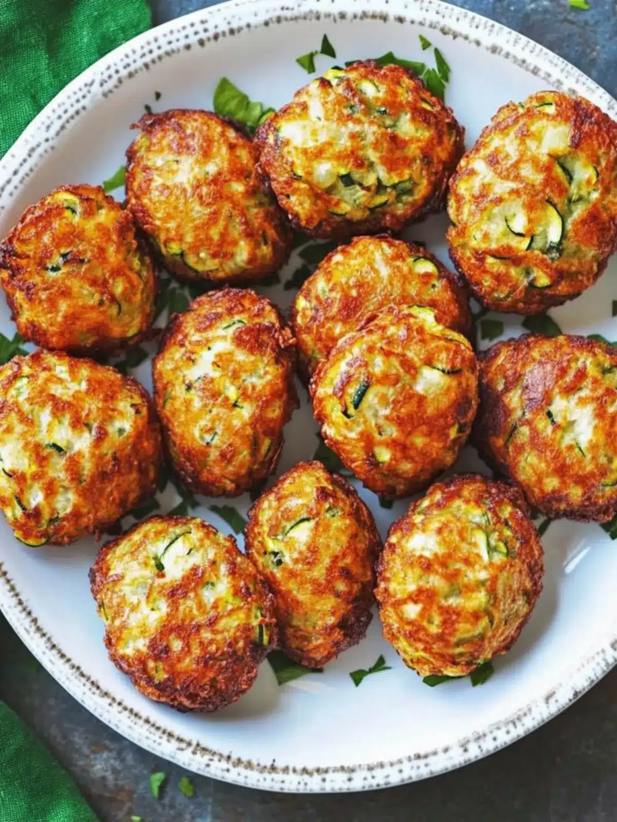 Zucchini Fritter Footballs for Game Day Fun and Flavor 3 Zucchini Fritter Footballs