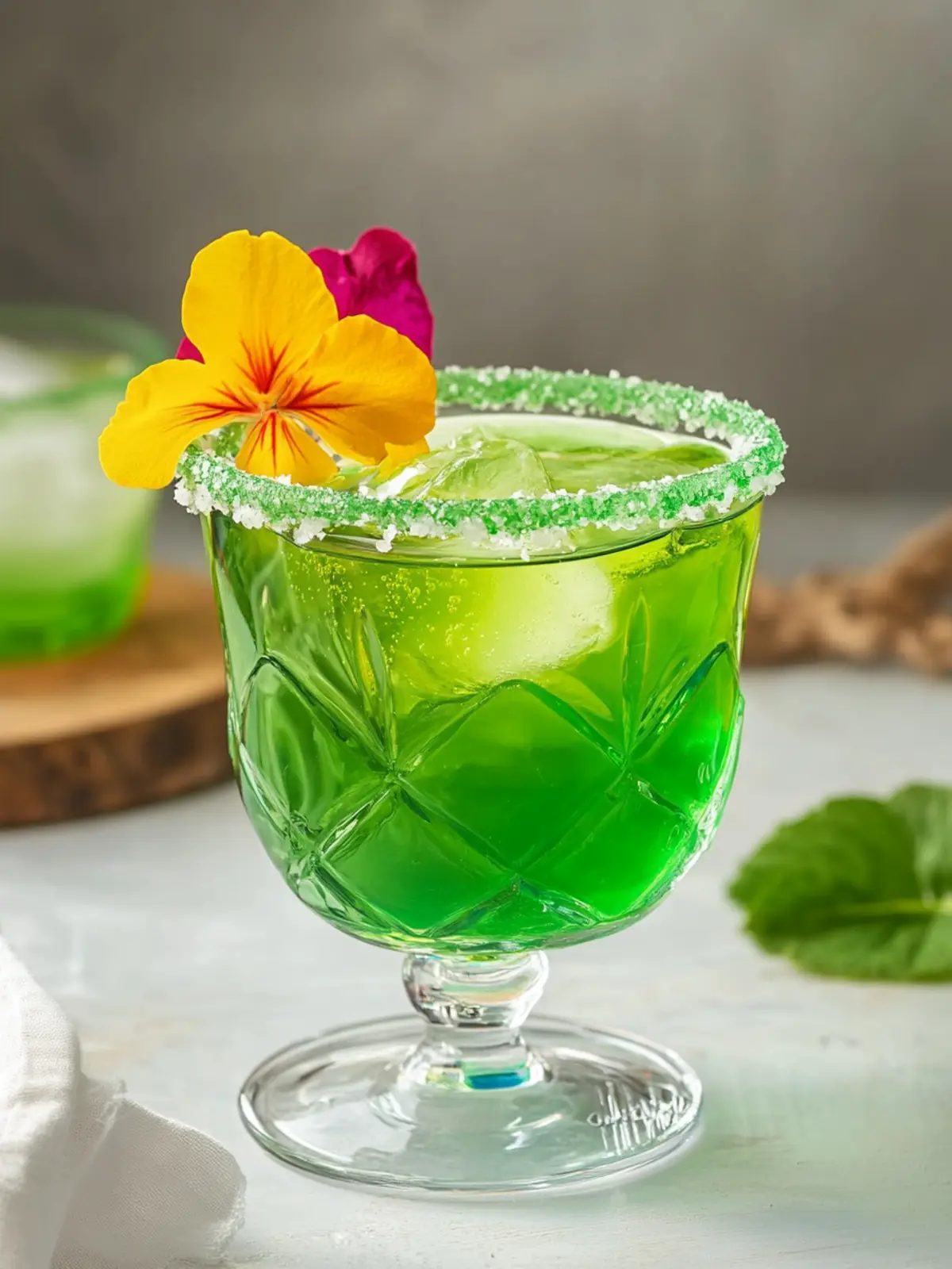 Craft a Rainbow Rim Green Irish Whiskey Cocktail for Fun Celebrations 2 Rainbow Rim Green Irish Whiskey Cocktail