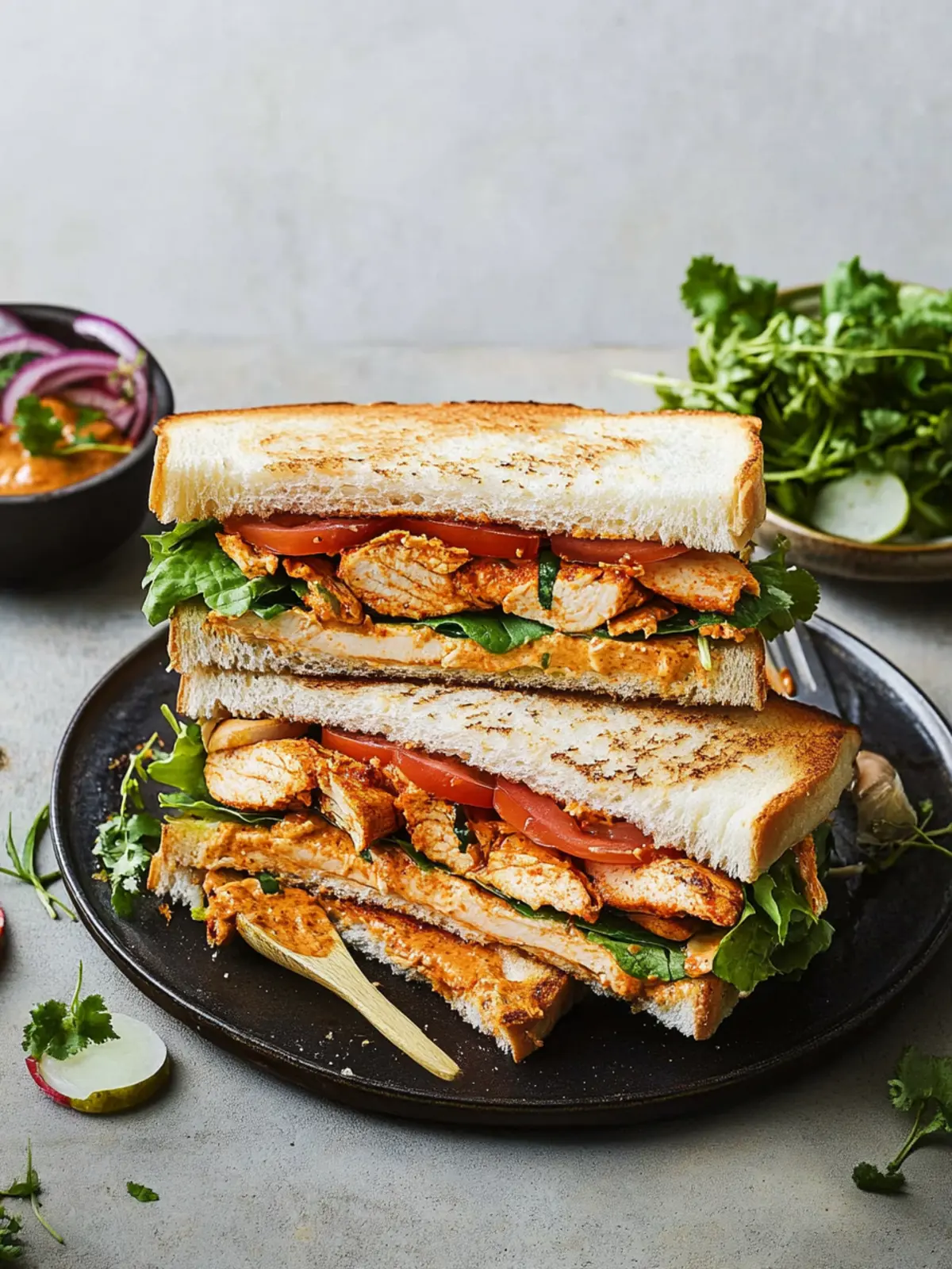 Savory Chicken Tikka Club Sandwiches That Wow Every Bite 4 Chicken Tikka Club Sandwiches