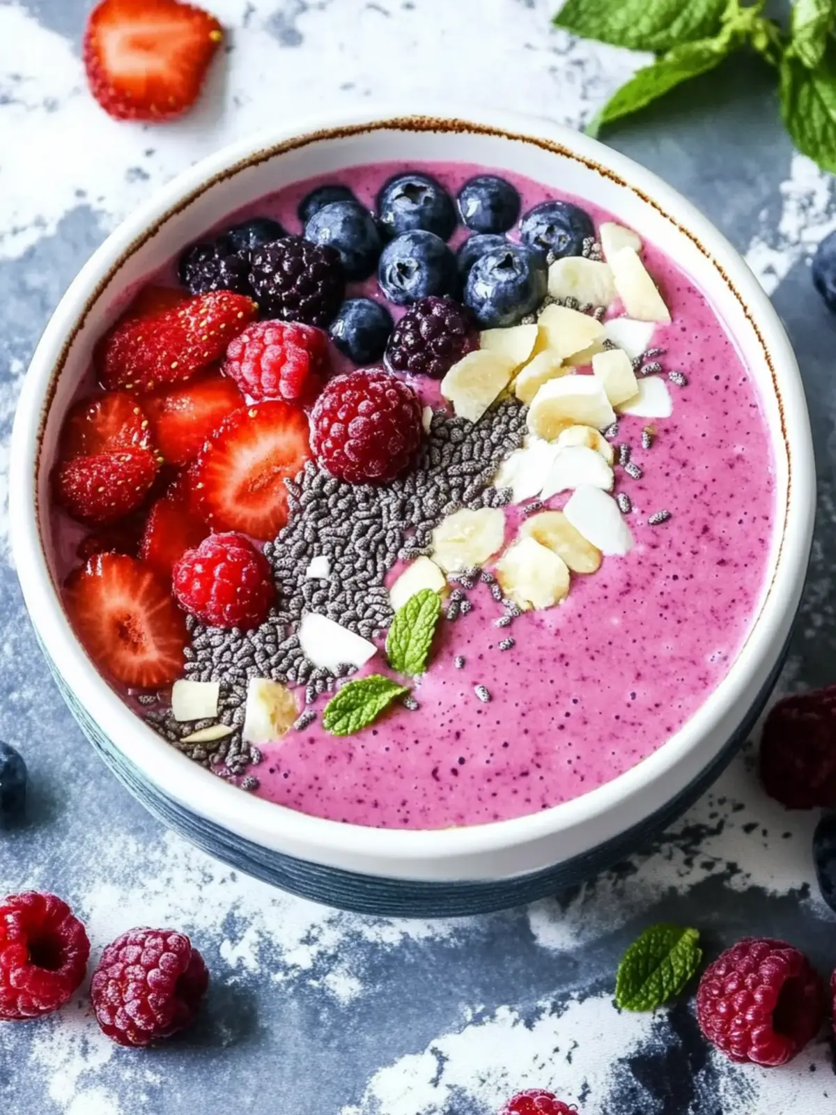 Very Berry Smoothie Bowl: A Delightful Healthy Start 2 Very Berry Smoothie Bowl