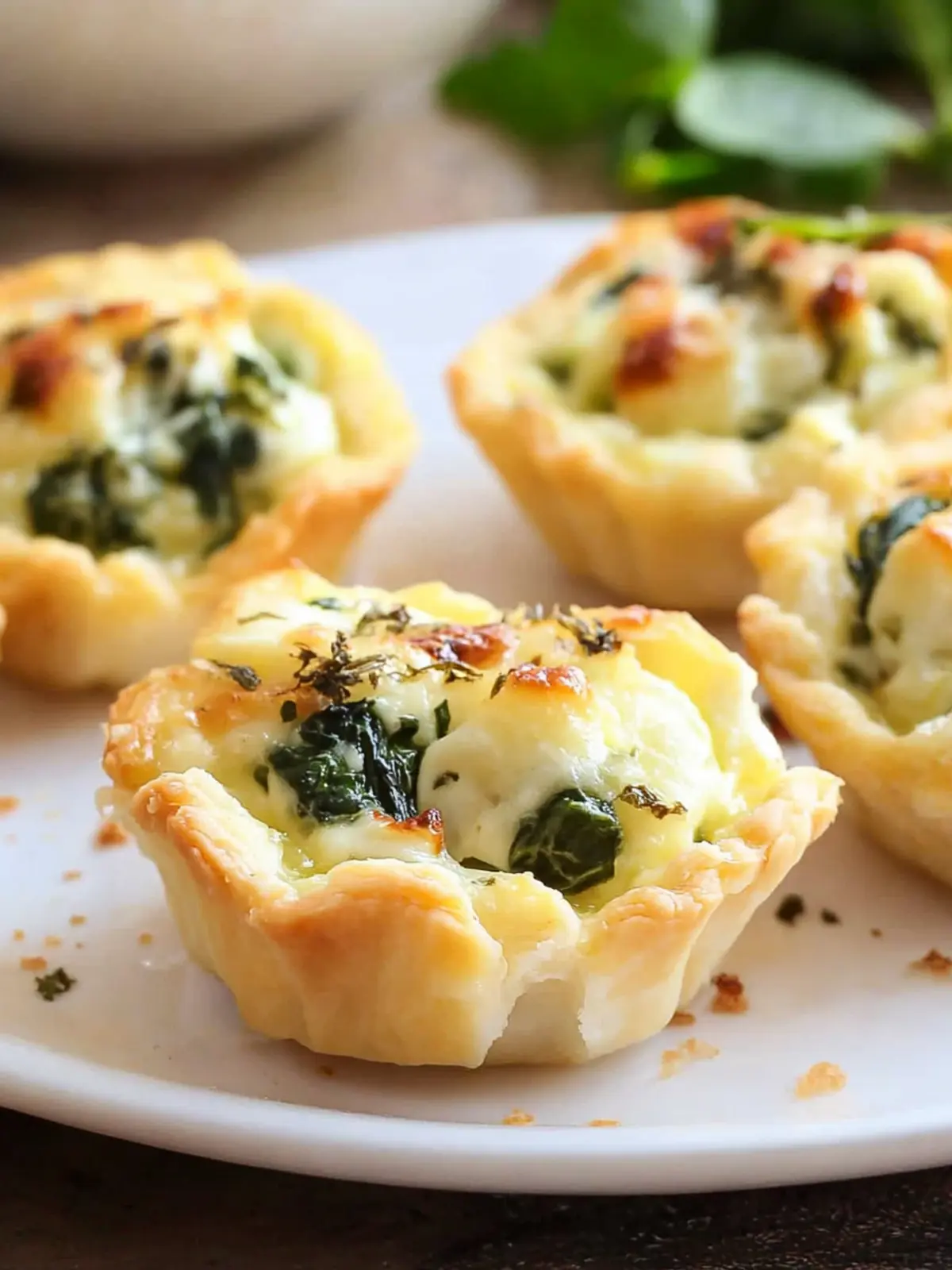 Mini Cheese and Spinach Tartlets That Wow Every Guest 3 Mini Cheese and Spinach Tartlets