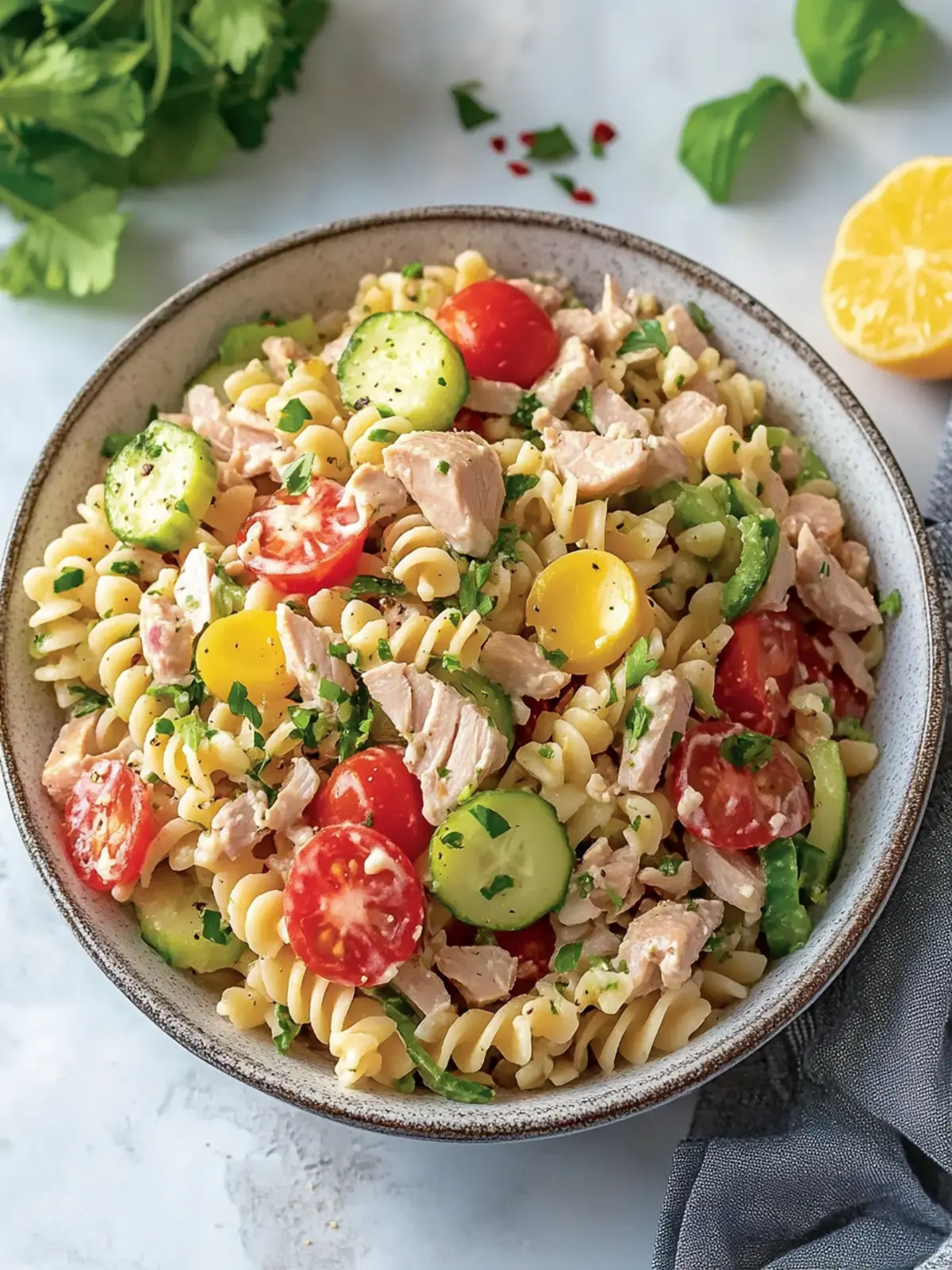Creamy Tuna Pasta Salad: A Quick Family Favorite Recipe 4 Tuna Pasta Salad