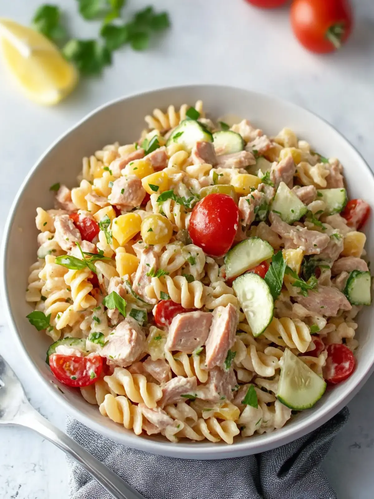 Creamy Tuna Pasta Salad: A Quick Family Favorite Recipe 2 Tuna Pasta Salad
