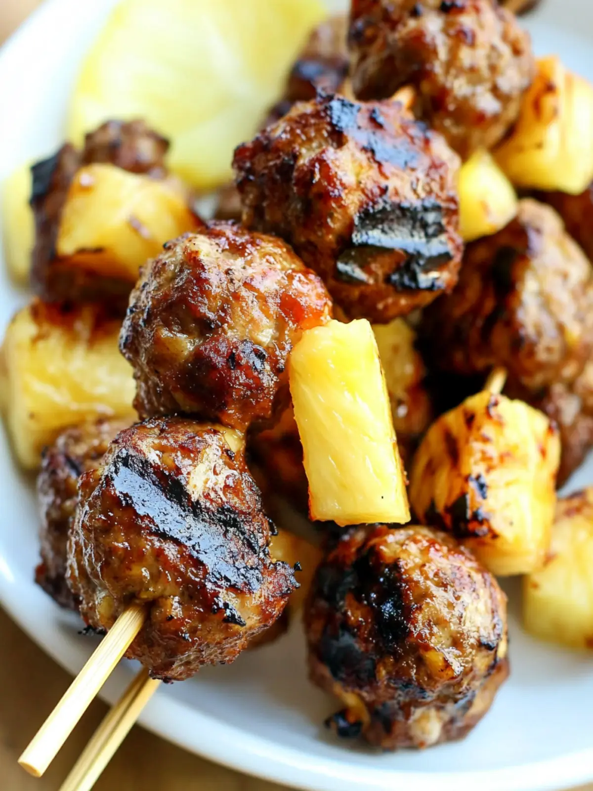 Easy Grilled Pineapple Meatball Skewers for Summer BBQ Bliss 4 Easy Grilled Pineapple Meatball Skewers