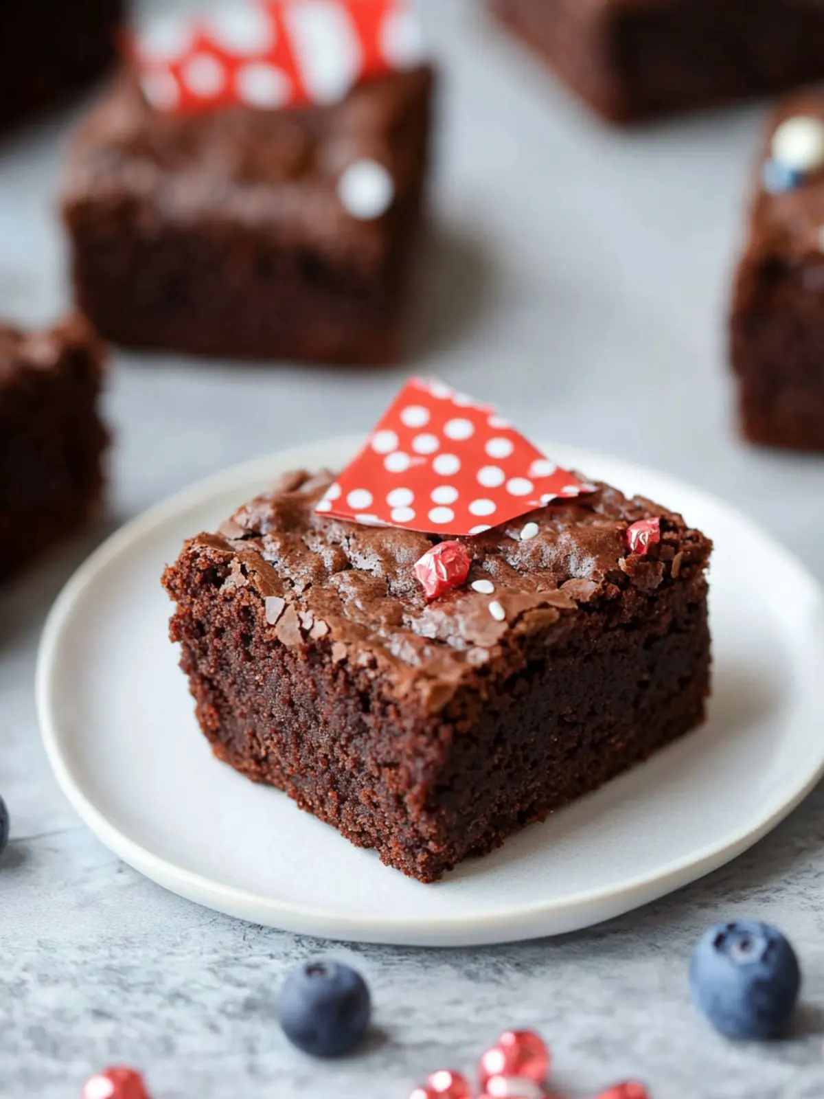 Rich & Fudgy 4th July Brownies with Festive Flair 3 4th July Brownies