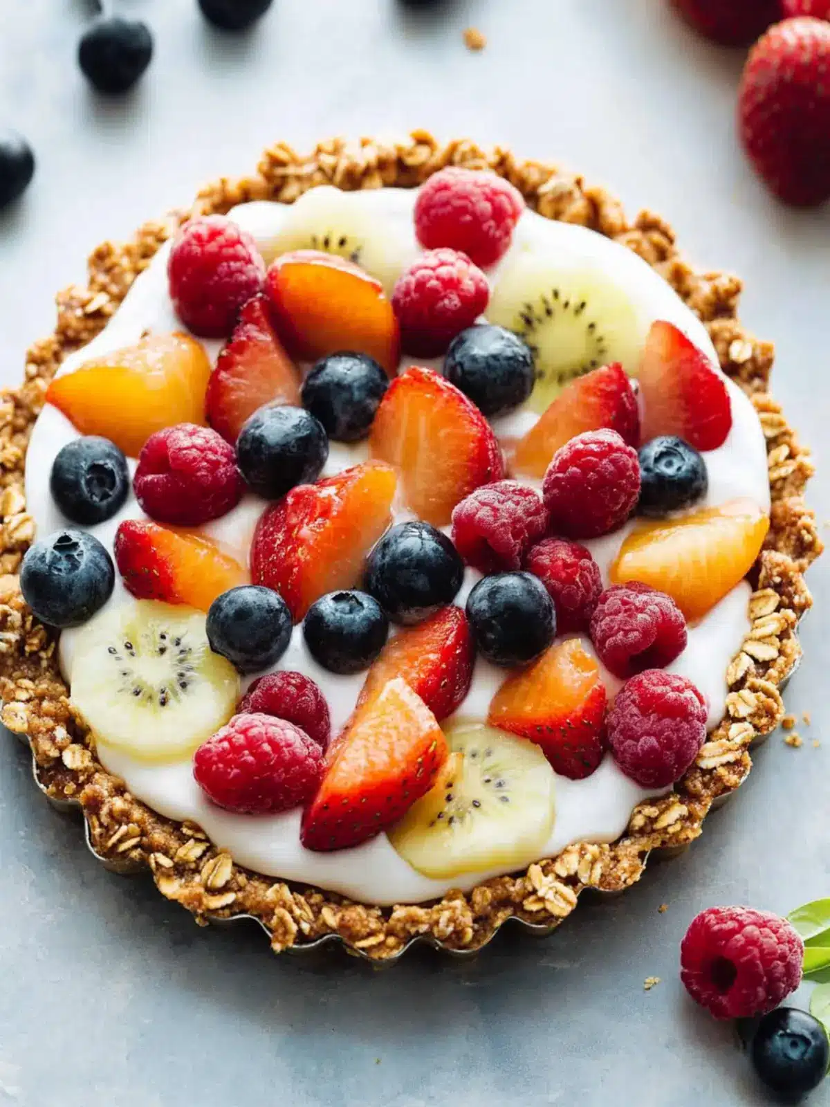 Delicious Breakfast Fruit Tart with Granola Crust You’ll Love 4 Breakfast Fruit Tart with Granola Crust