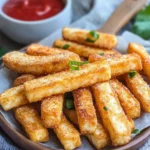 Crispy and Cheesy Air Fryer Halloumi Fries You’ll Crave! 2 Crispy and Cheesy Air Fryer Halloumi Fries