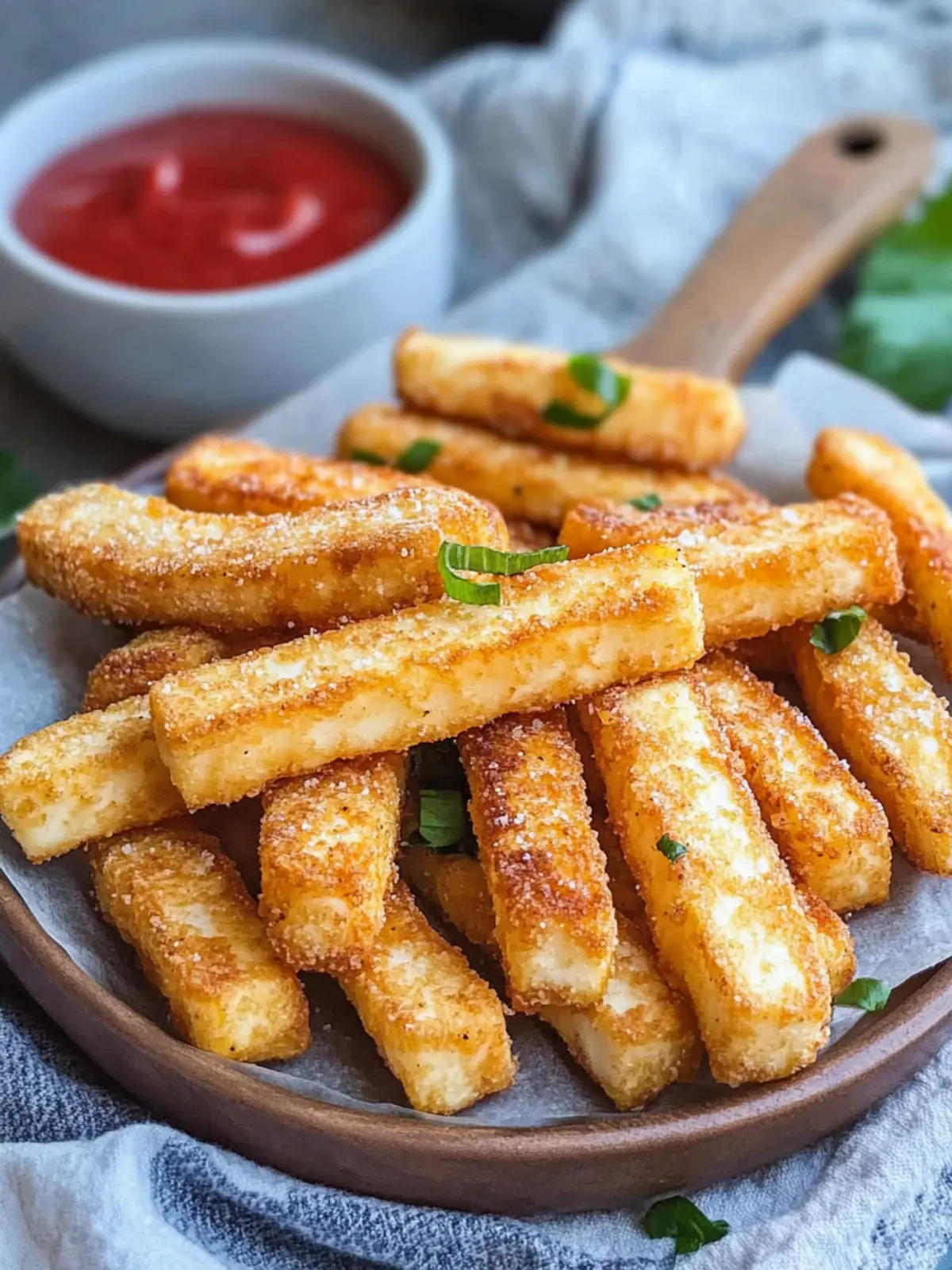 Crispy and Cheesy Air Fryer Halloumi Fries You’ll Crave! 5 Crispy and Cheesy Air Fryer Halloumi Fries