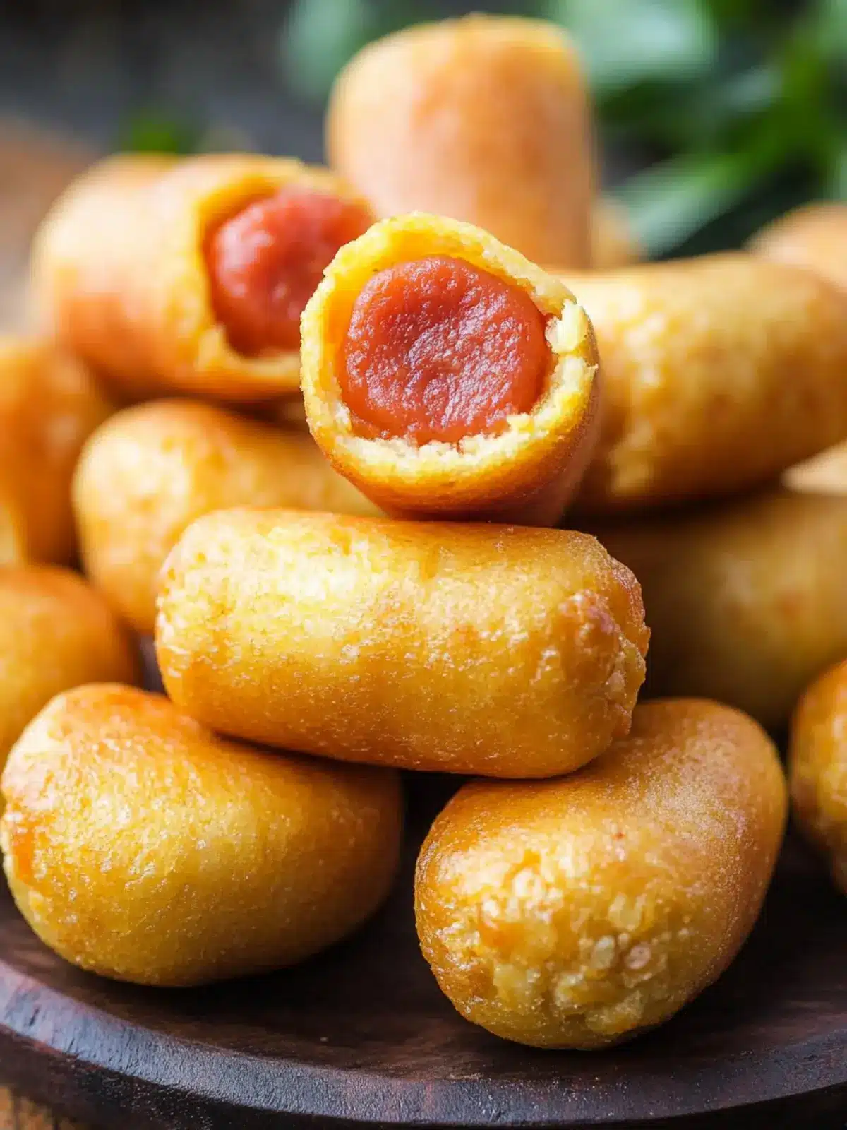Savory Mini Corn Dog Bites for Easy Family Fun 2 Mini Corn Dog Bites