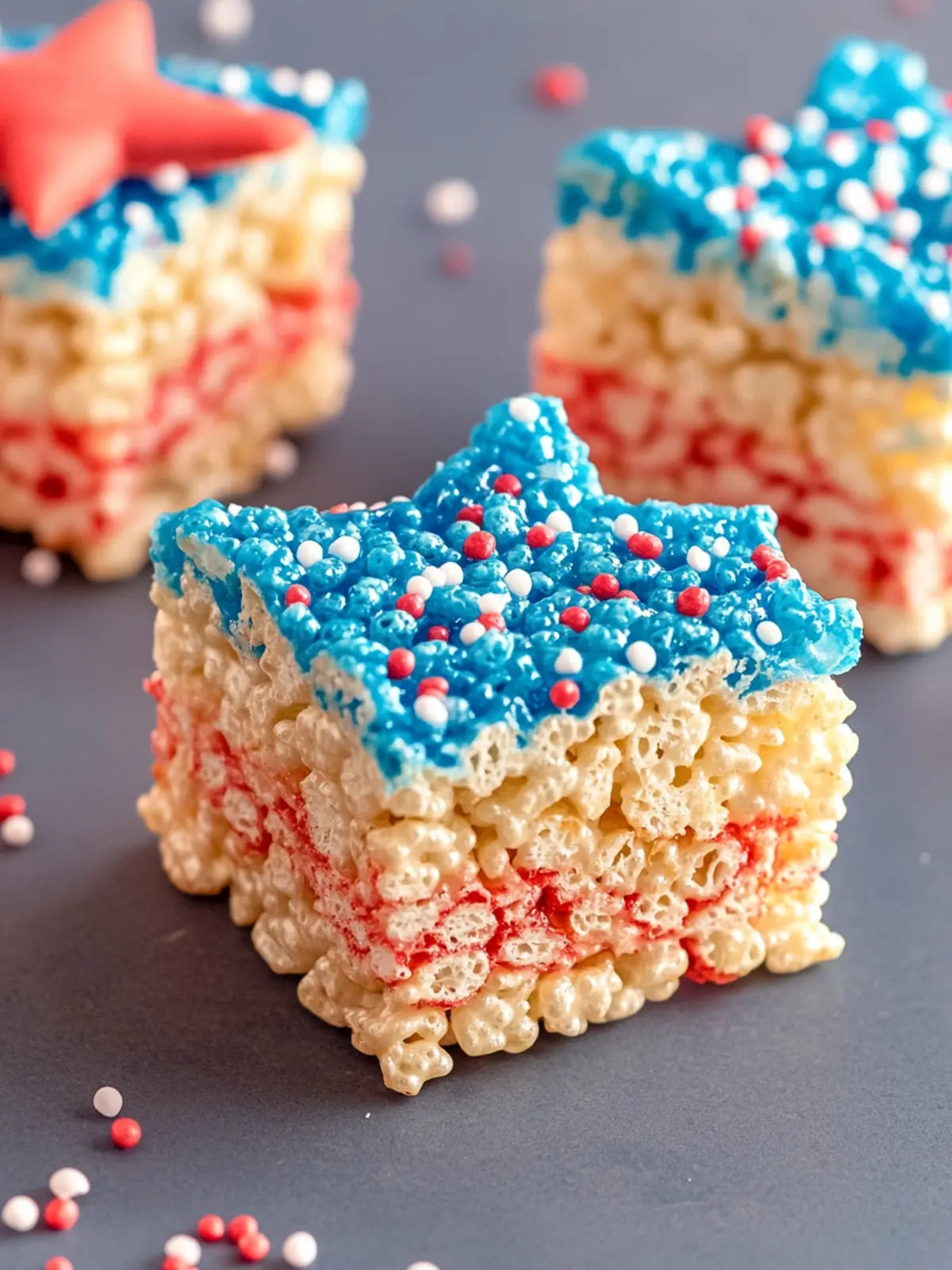 Delicious 4th of July Rice Krispie Treats for Celebrations 4 4th of July Rice Krispie Treats