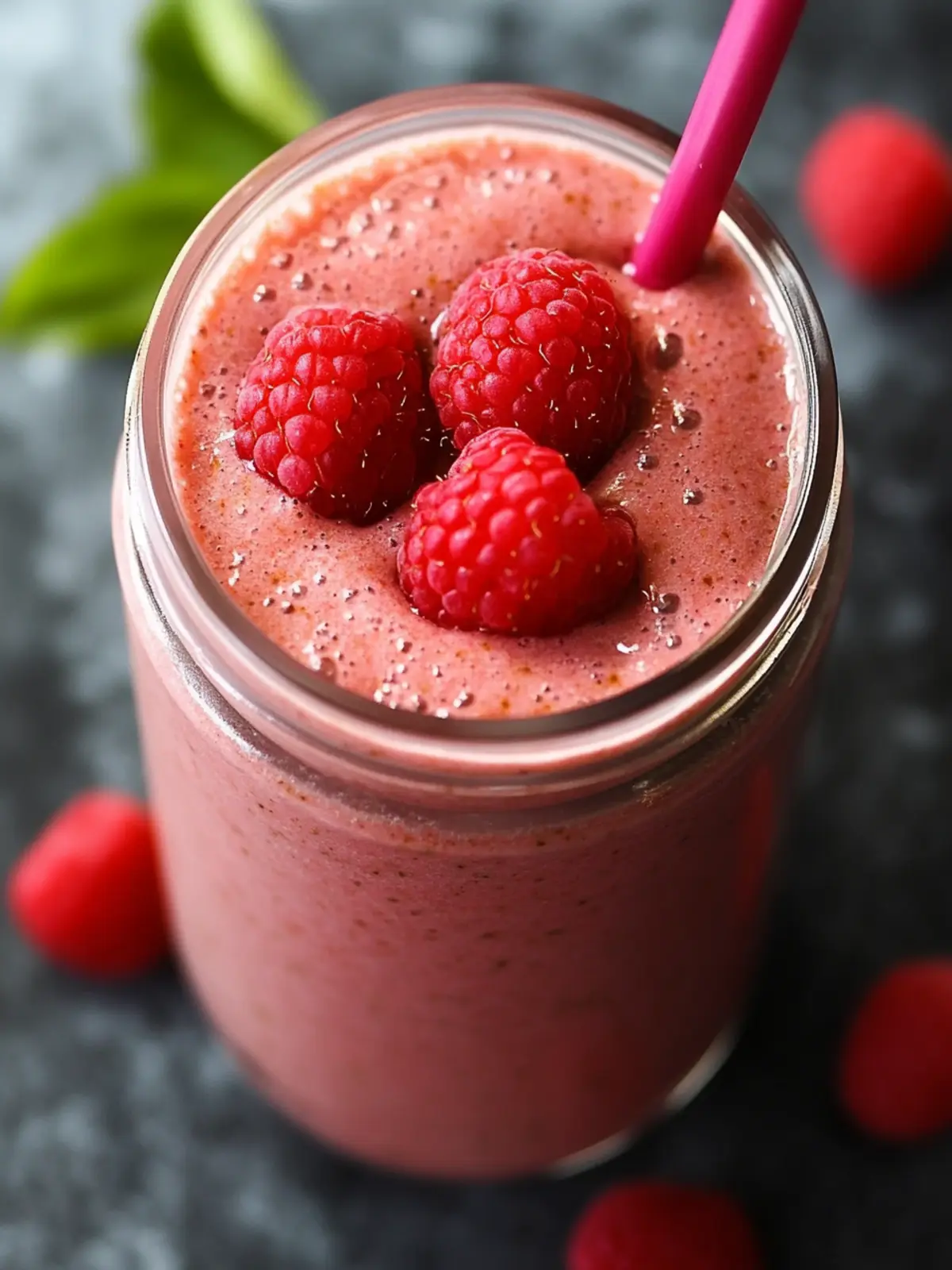 Energizing Raspberry Smoothie with Ginger for a Zingy Boost 3 Raspberry Smoothie with Ginger