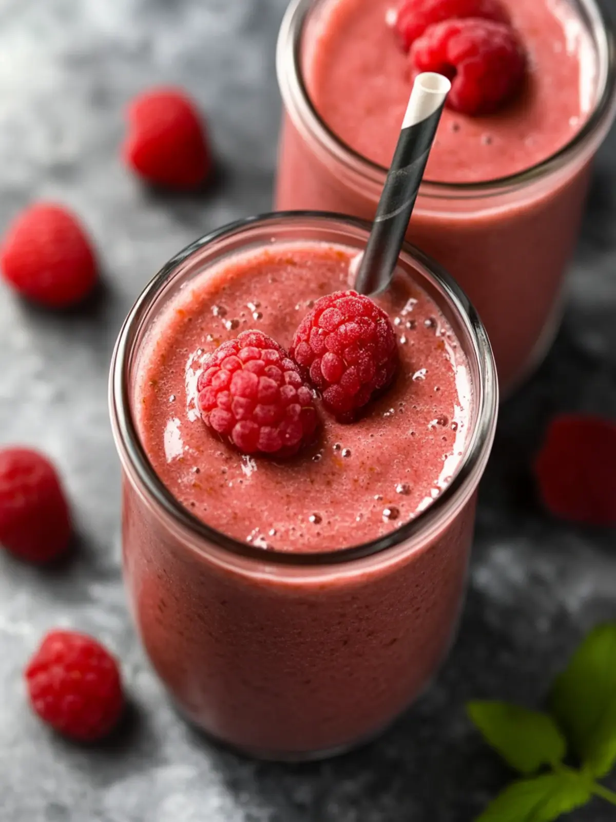 Energizing Raspberry Smoothie with Ginger for a Zingy Boost 4 Raspberry Smoothie with Ginger