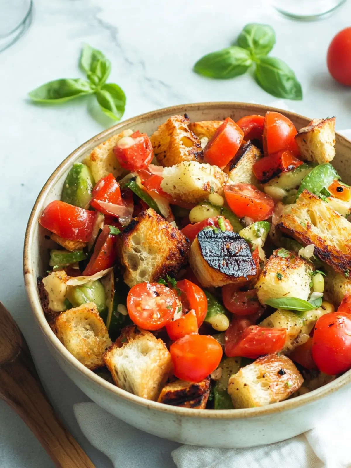 Grilled Panzanella Salad: A Fresh Twist on Italian Flavor 2 Grilled Panzanella Salad