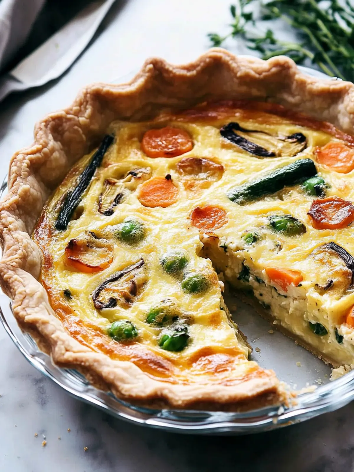 Springy Vegetable Quiche – Your Perfect Brunch Companion 2 Springy Vegetable Quiche
