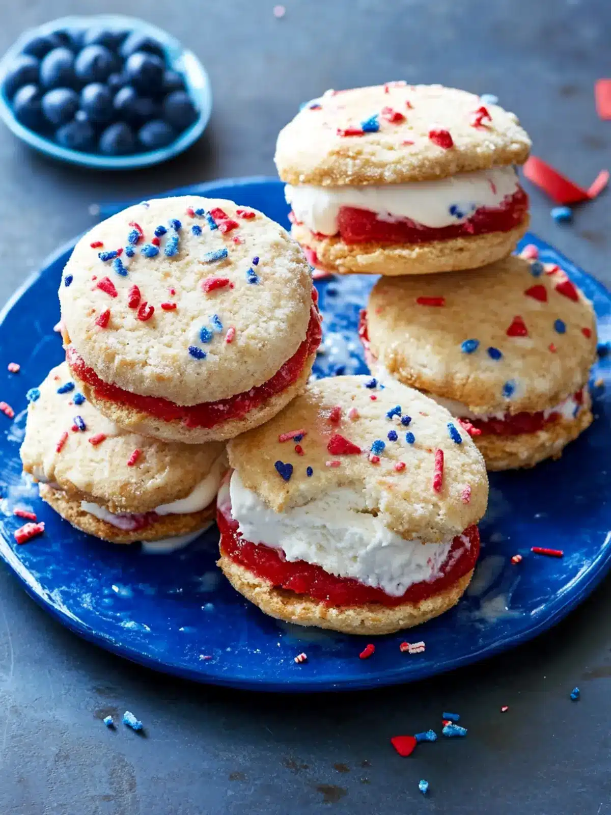 Festive July 4th Ice Cream Sandwiches to Celebrate Summer Bliss 3 July 4th Ice Cream Sandwiches