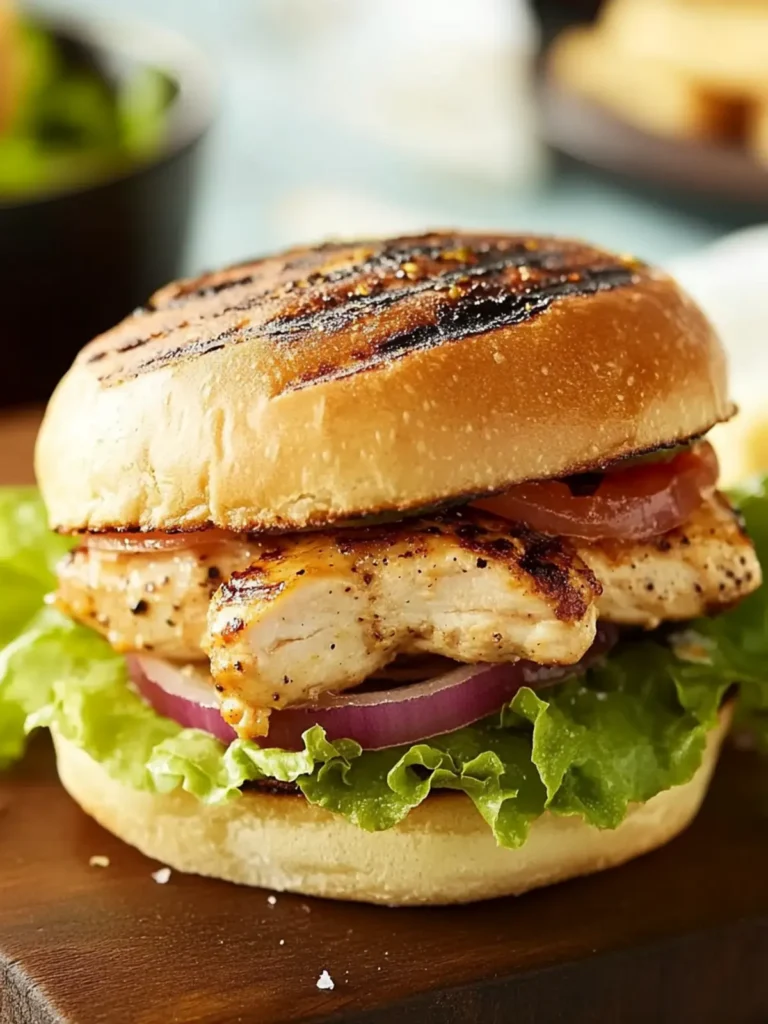 Grilled Chicken Sandwich