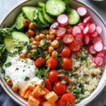Mediterranean Quinoa Bowl with Crispy Chickpeas and Avocado 10 Mediterranean Quinoa Bowl