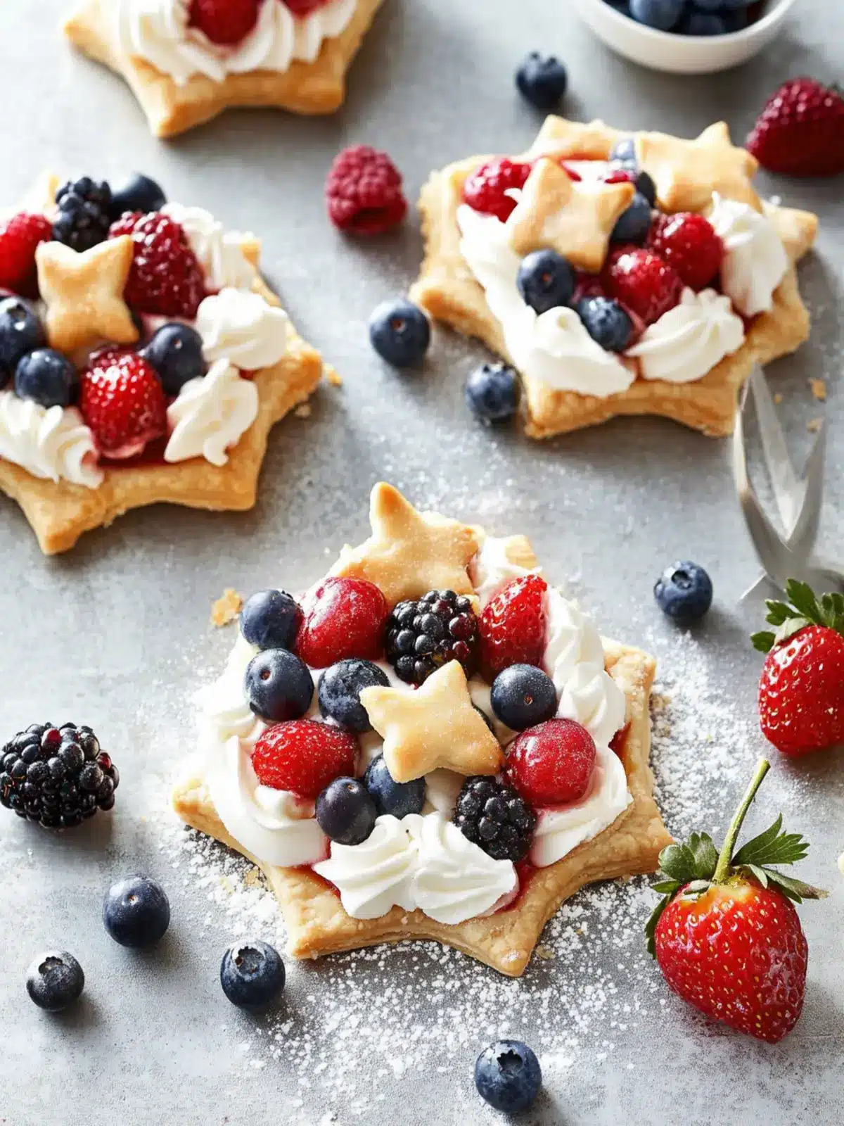 Delight in Starstruck Berry Marshmallow Pies Today! 4 Starstruck Berry Marshmallow Pies