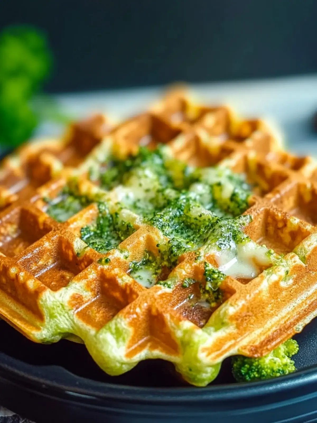 Savory Broccoli & Cheese Waffles for the Perfect Breakfast Treat 4 Broccoli & Cheese Waffles