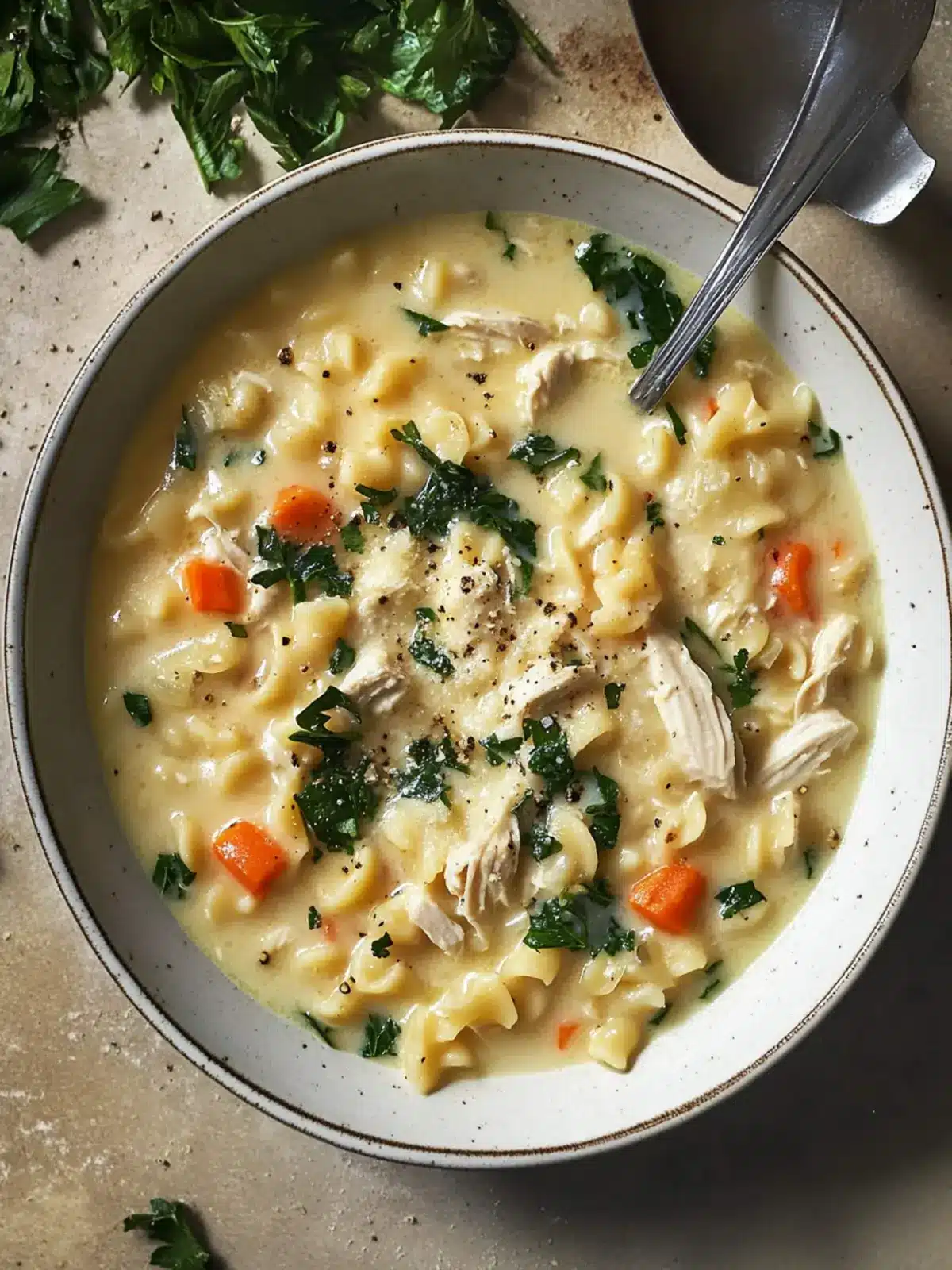 Creamy Chicken Pasta Soup: A Cozy One-Pot Wonder 4 Creamy Chicken Pasta Soup