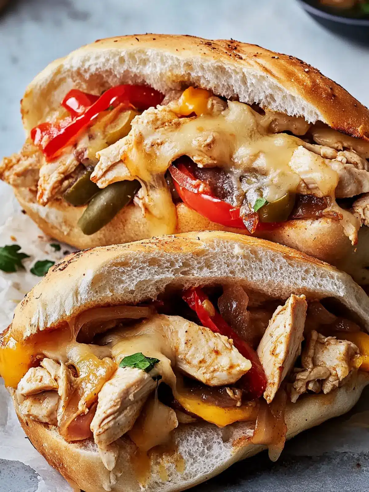 Chicken Cheesesteaks Made Easy: Your New Game Day Favorite 2 Chicken Cheesesteaks