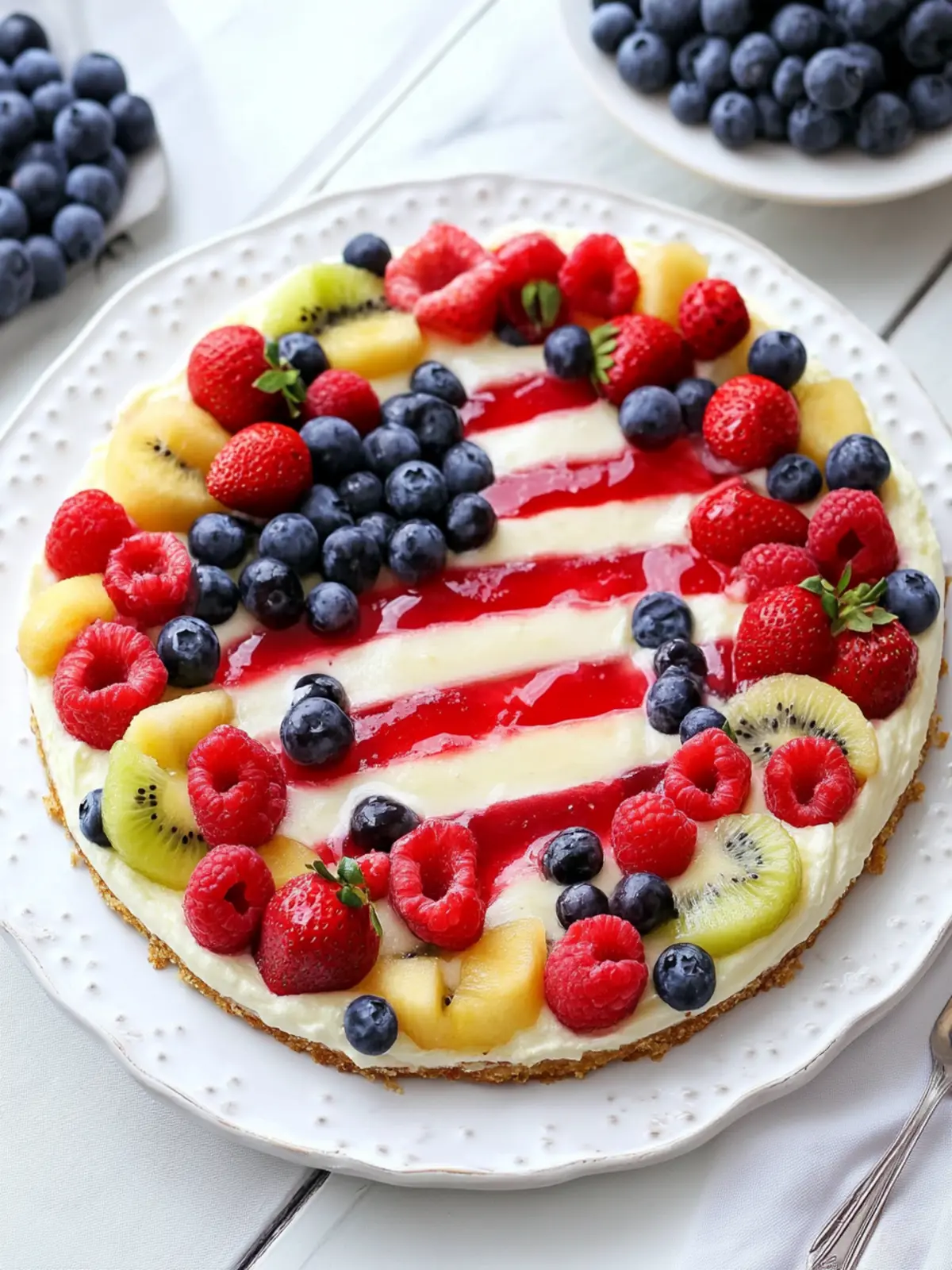 Easy American Flag Fruit Pizza to Wow Your Fourth of July! 4 Easy American Flag Fruit Pizza