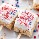 Red, White & Cool: No-Bake Rice Krispies Ice Cream Sandwiches 9 Red, White & Cool: Rice Krispies Ice Cream Sandwiches