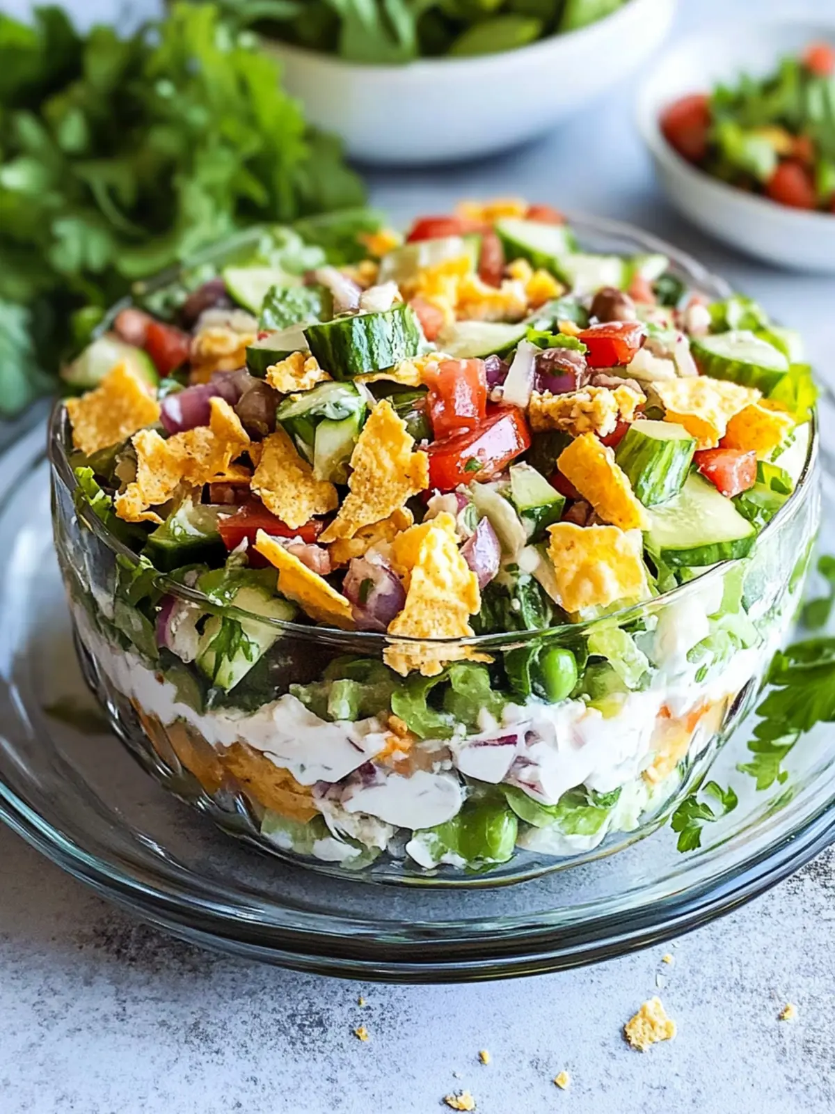 Vibrant Overnight Layered Salad Recipe for Easy Meal Prep 2 Overnight Layered Salad Recipe