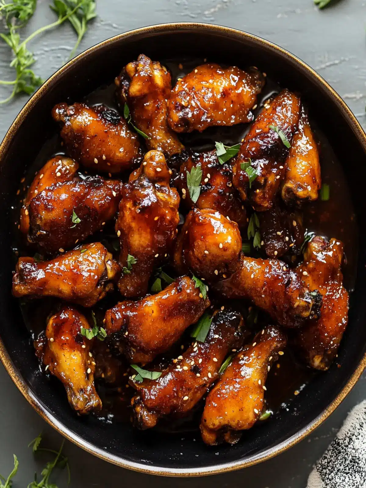 Sticky Peach Chicken Wings: Sweet, Crispy, and Irresistible 2 Sticky Peach Chicken Wings