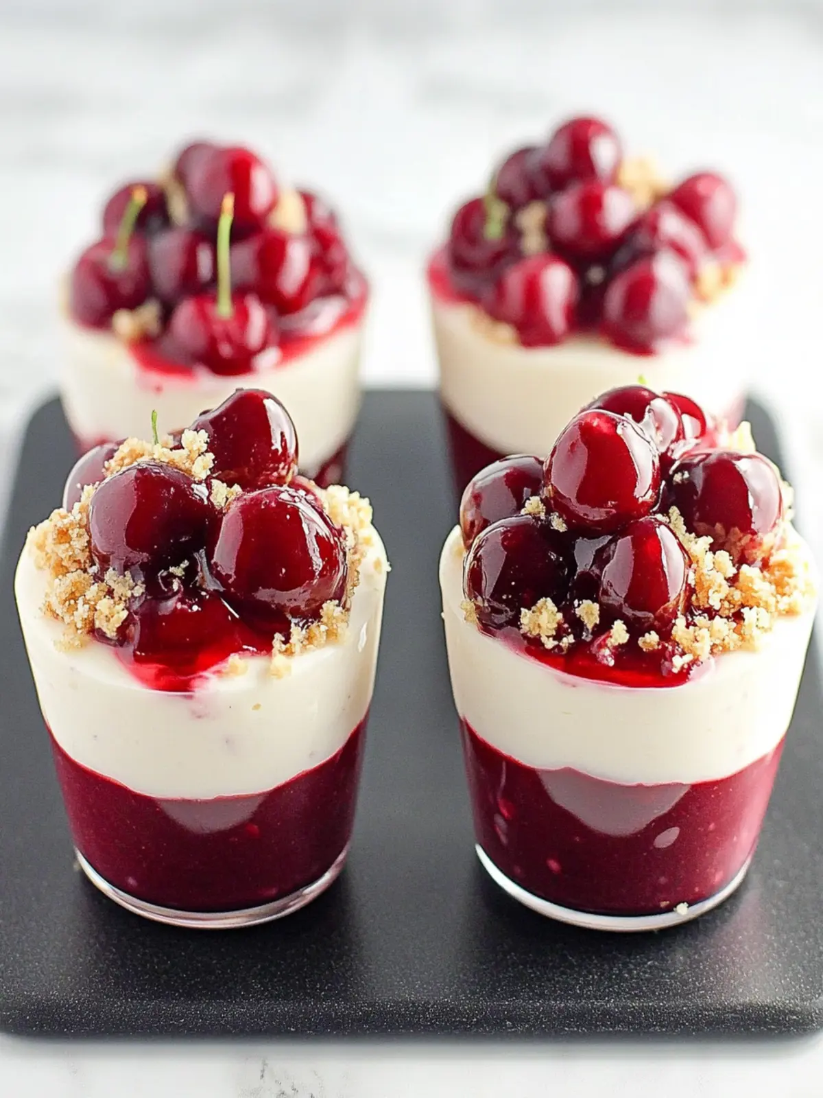 Cherry Cheesecake Cups: Easy No-Bake Delight for Any Occasion 5 Cherry Cheesecake Cups (Easy No-Bake Dessert!)