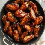 Sticky Peach Chicken Wings: Sweet, Crispy, and Irresistible 8 Sticky Peach Chicken Wings
