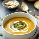 Creamy Roasted Acorn Squash Soup with a Twist of Apple 7 Roasted Acorn Squash Soup