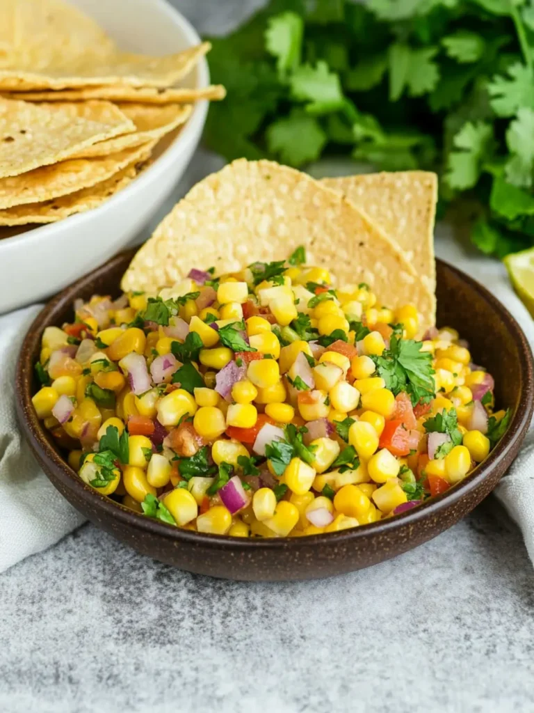 Easy Chipotle Copycat Corn Salsa