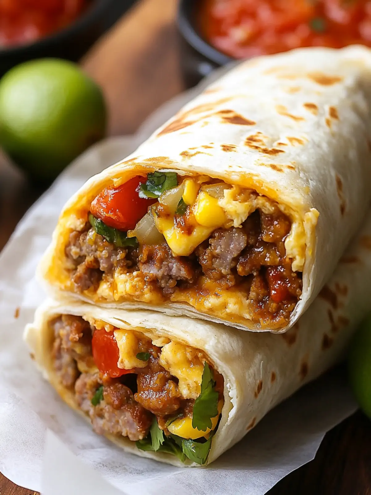 Customize Your Homemade Sausage Breakfast Burrito Bliss 2 Homemade Sausage Breakfast Burrito