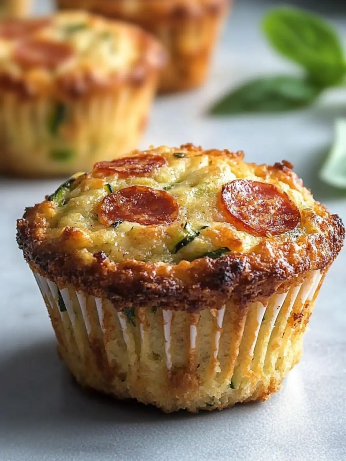 Keto Pepperoni Zucchini Muffins for Guilt-Free Snacking 4 Keto Pepperoni Zucchini Muffins