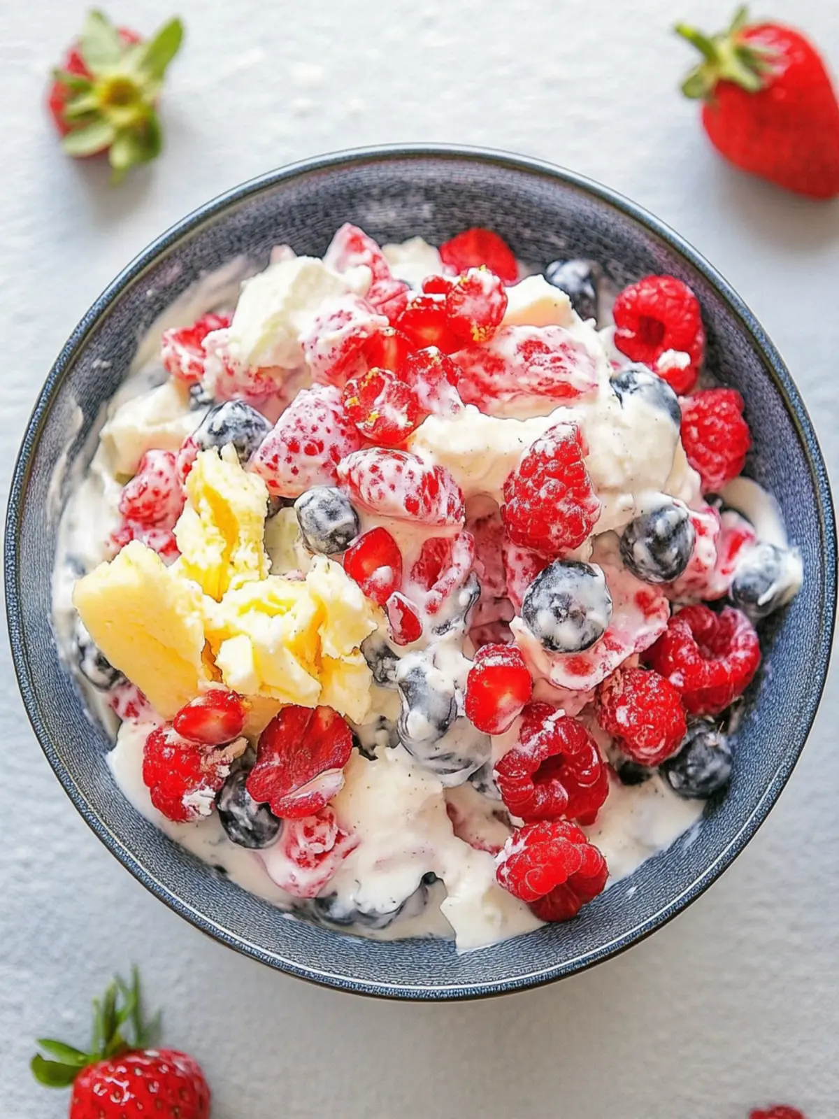 Delicious Cheesecake Salad Perfect for Summer Picnics 4 Cheesecake Salad