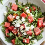 Refreshing Watermelon Arugula Salad with Feta for Summer Bliss 9 Watermelon Arugula Salad with Feta