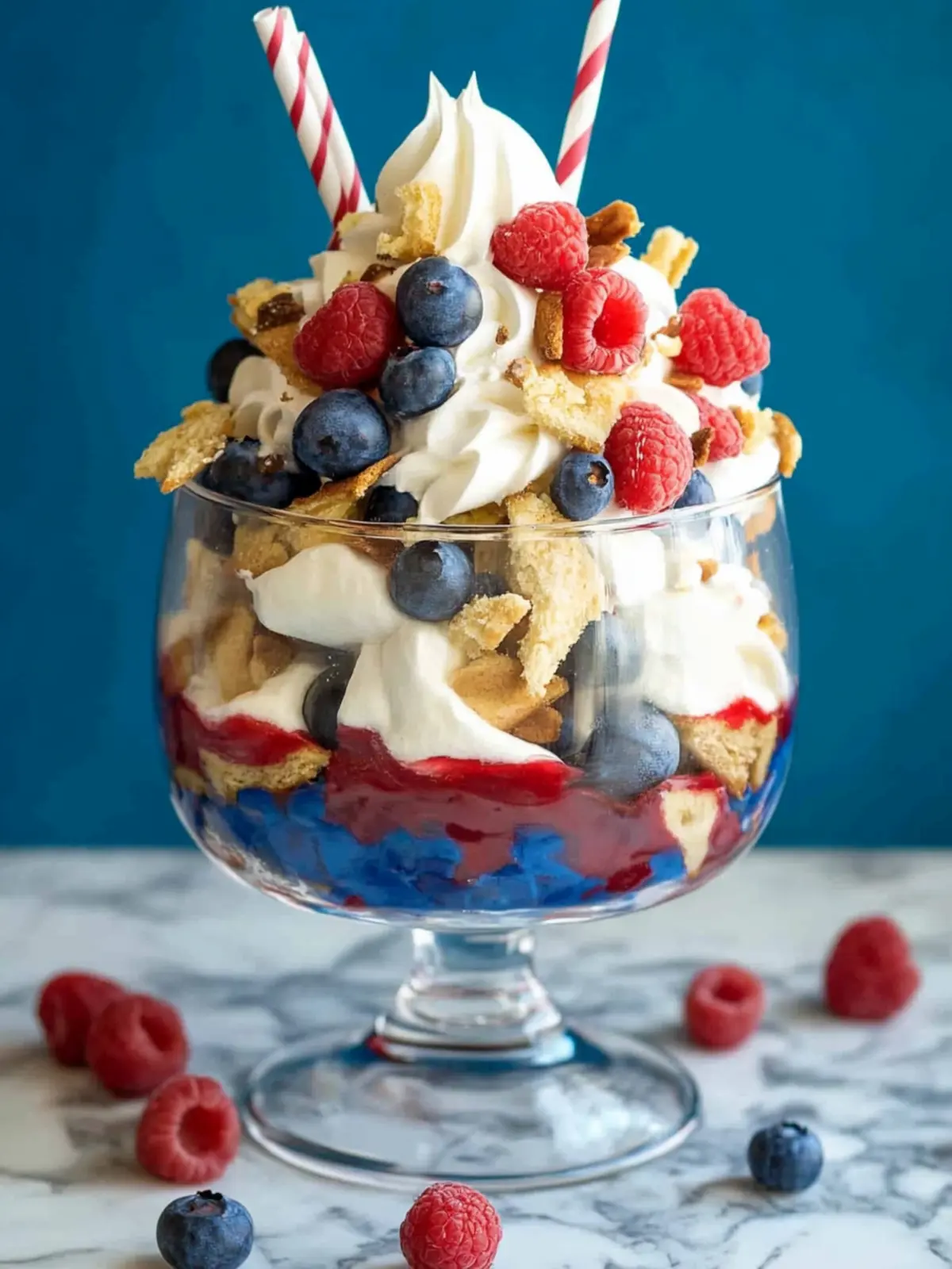 Celebrate with Easy Red White And Blue Trifle Delight 3 Easy Red White And Blue Trifle
