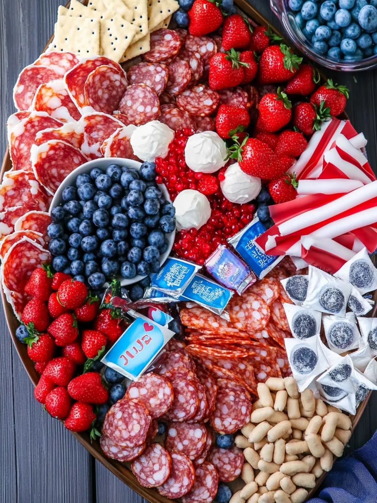 Create a Stunning 4th of July Sweet Charcuterie Board Effortlessly 2 4th of July Sweet Charcuterie Board