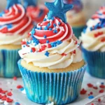 Red White and Blue Cupcakes for a Festive July 4th Bash 6 Red White and Blue Cupcakes (July 4th Cupcakes)