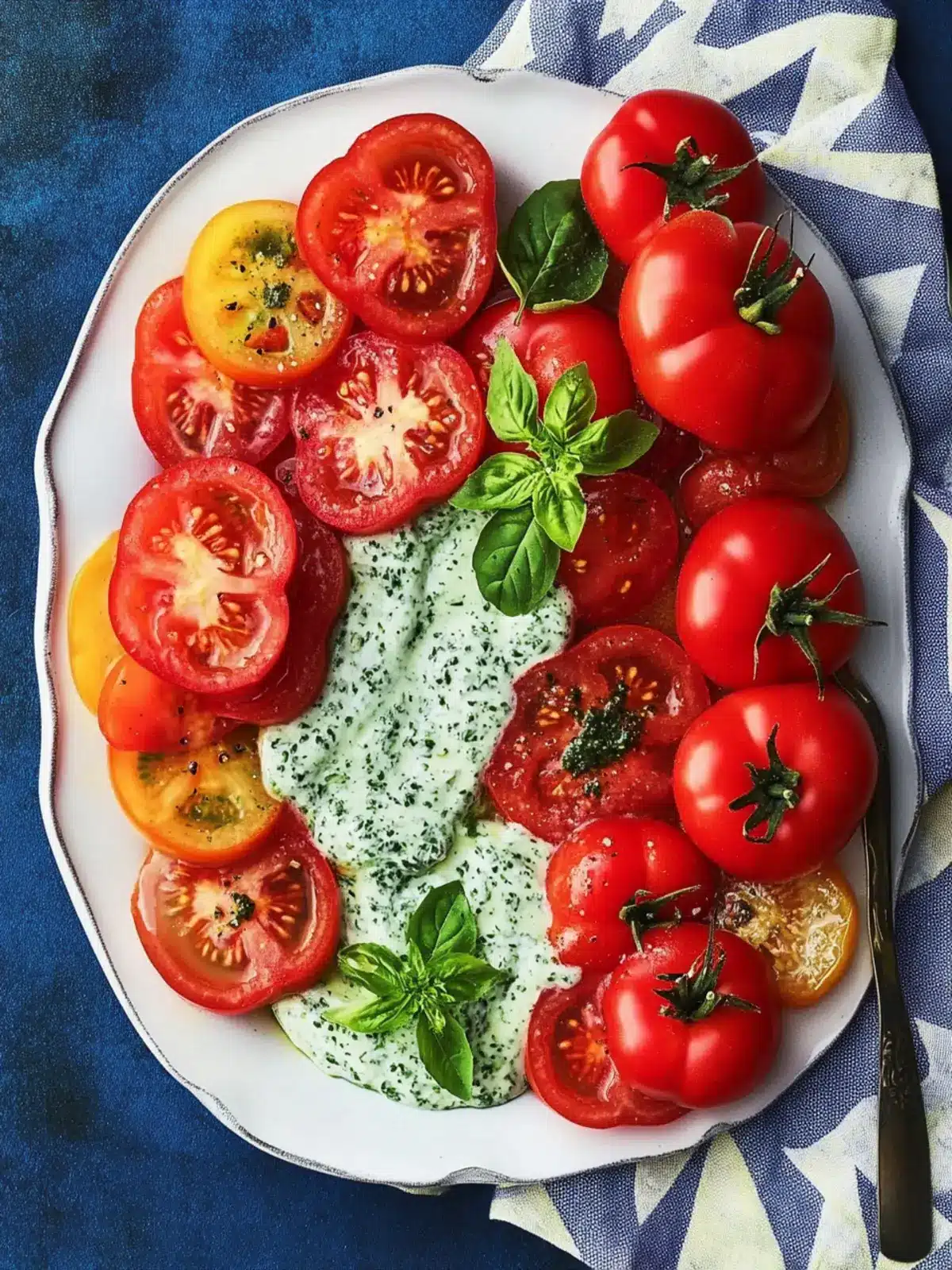 Summer’s Best Tomatoes with Green Goddess Dressing Magic 2 Tomatoes with Green Goddess Dressing