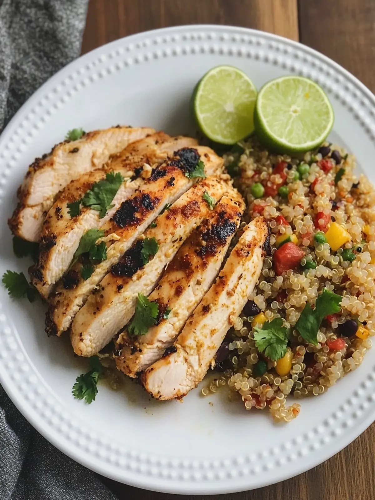 Cilantro Lime Chicken with Mexican Quinoa: A Zesty Family Dinner 3 Cilantro Lime Chicken with Mexican Quinoa
