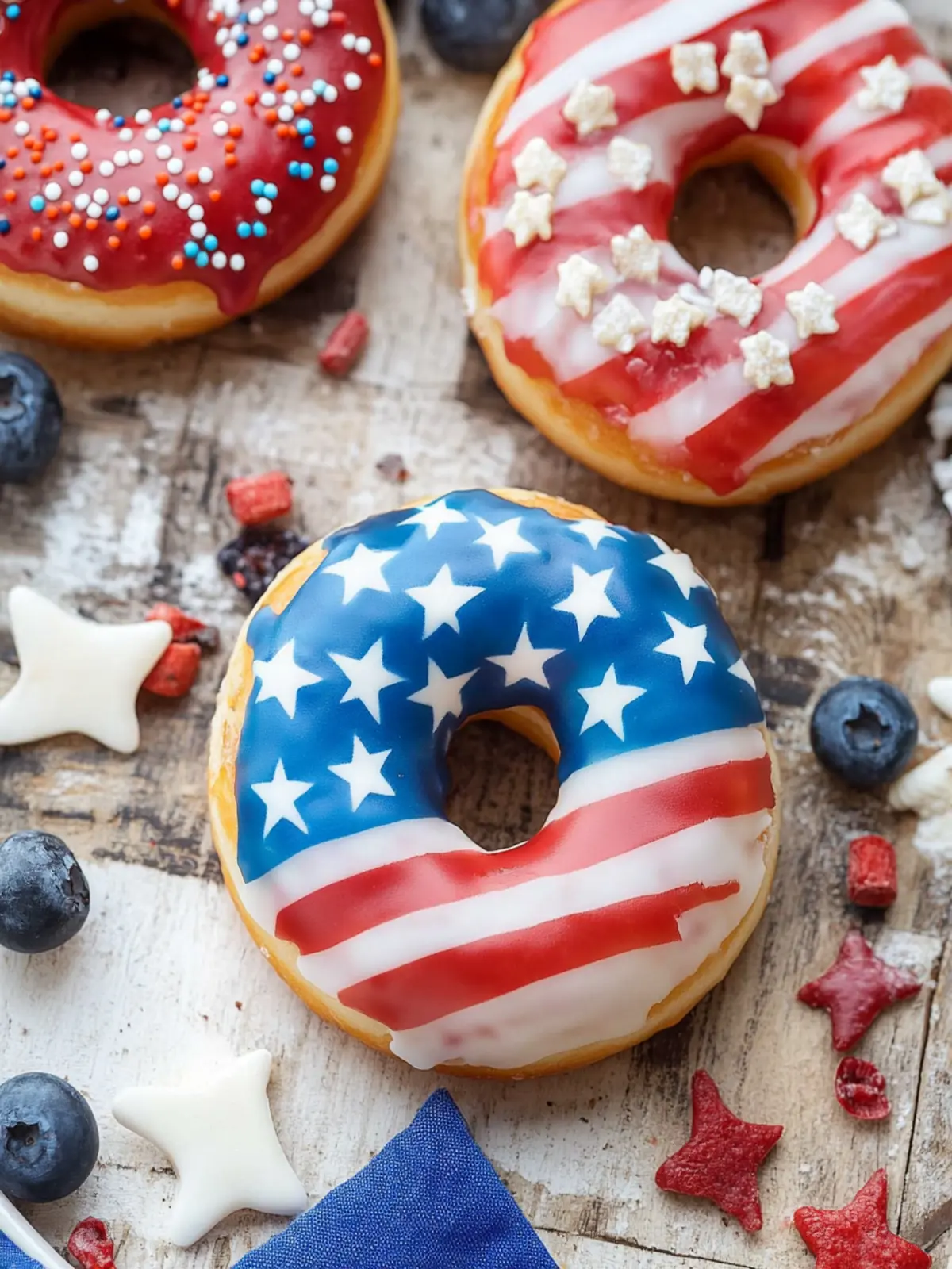 Fun American Flag Donuts That Will Wow Your 4th of July Guests 3 American Flag Donuts